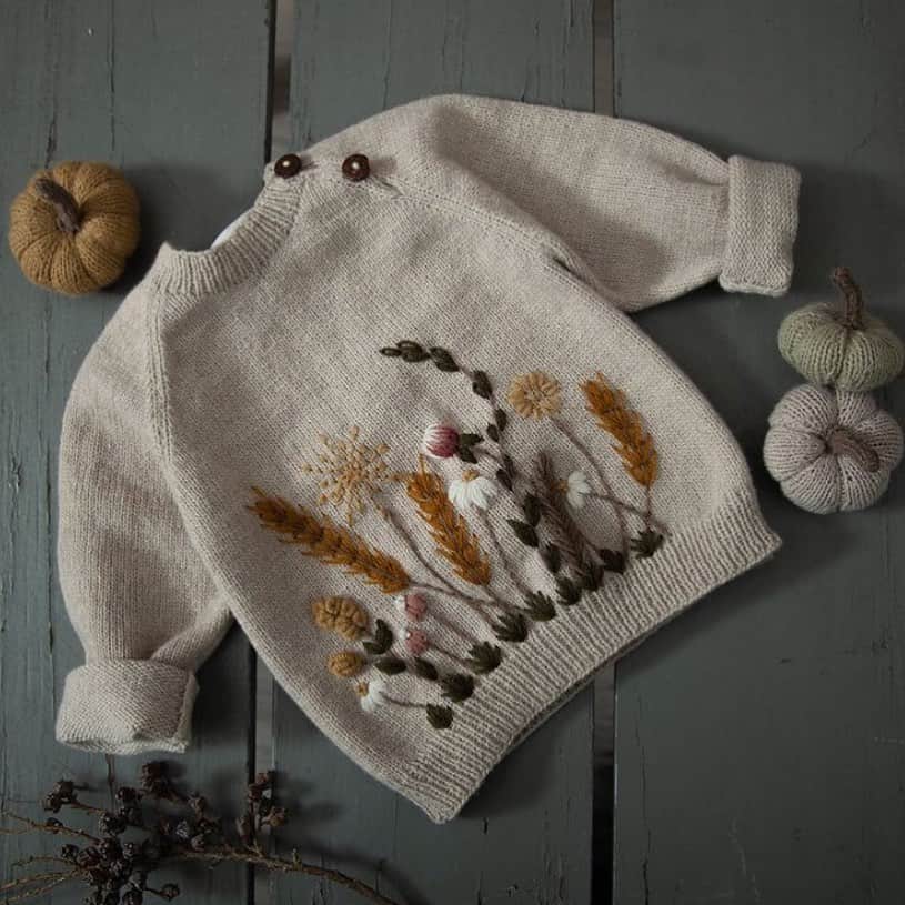 Fashion Kidsのインスタグラム：「🍂🌾🌻🍂 W I L D F L O W E R K N I T by @shirleybredal  . #fashionkids」