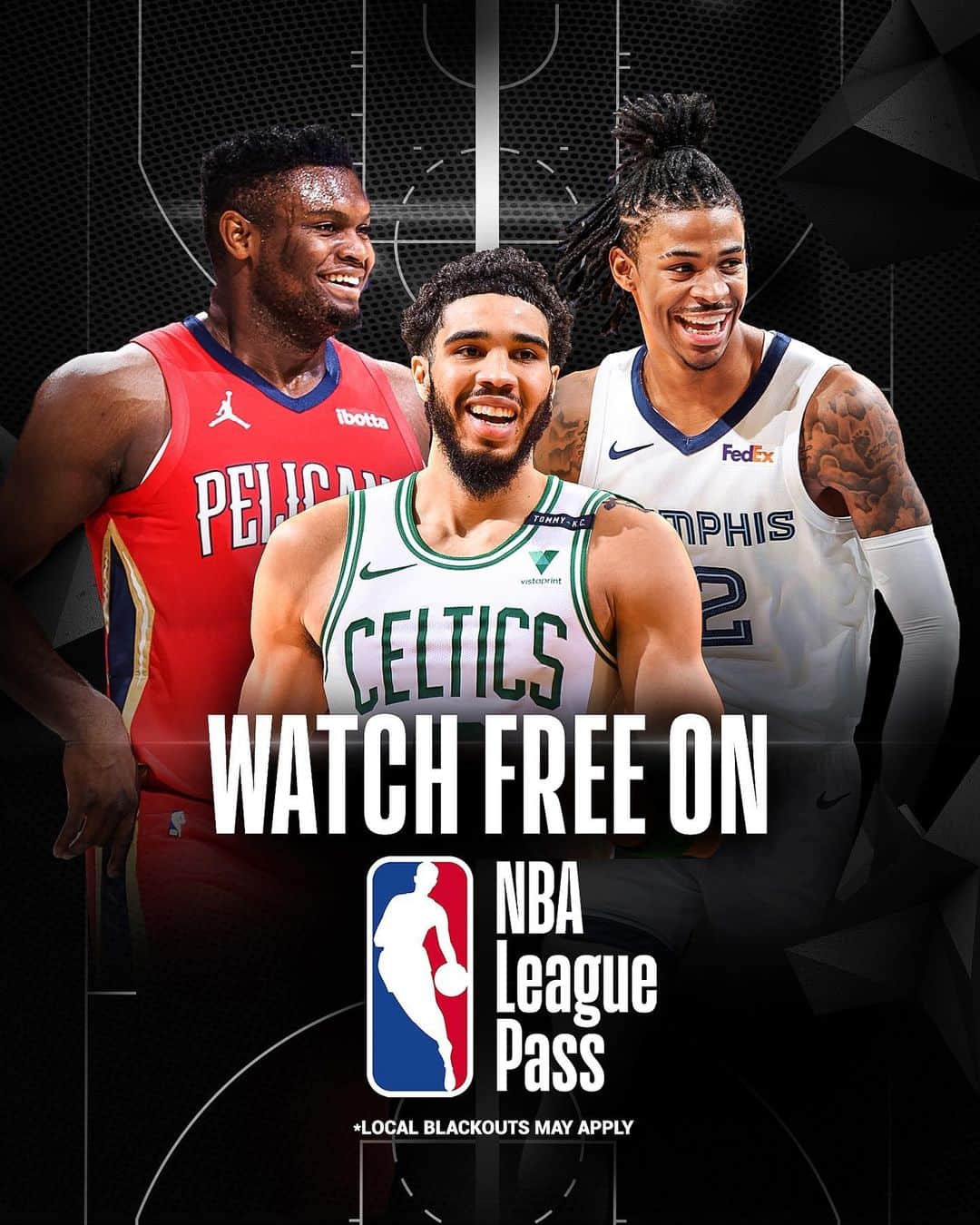 NBAさんのインスタグラム写真 - (NBAInstagram)「🔹 Zion coming off career-high tying 36 PTS as Pelicans host Suns   🔹 Ja Morant coming off triple-double as Grizzlies face Pistons 🔹 Jayson Tatum averaging 25.8 PPG, 7.0 RPG as Celtics look for home victory 🔹 Catch all the action on NBA League Pass!  🔗 link in bio 🔗」2月20日 8時16分 - nba