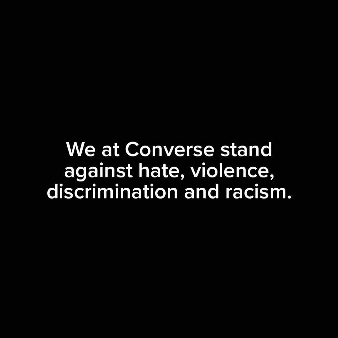 converseさんのインスタグラム写真 - (converseInstagram)「Hate towards one of us is hate towards all of us. We stand in solidarity with our Asian community and teammates. ⁣⁣ ⁣⁣ #StopAsianHate」2月20日 8時33分 - converse