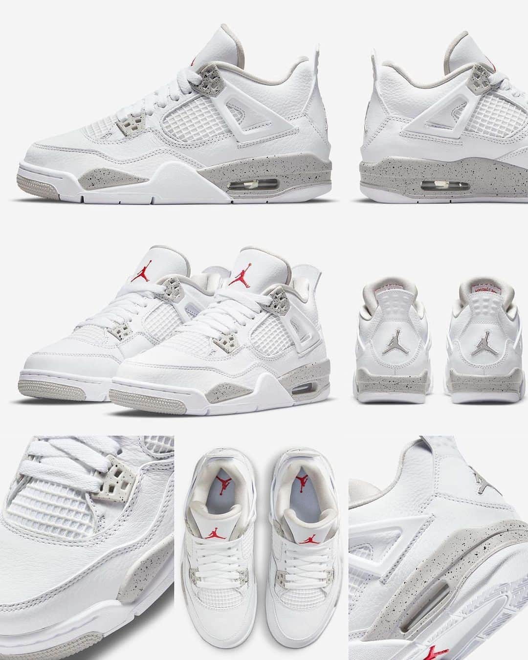 Sneakgalleryのインスタグラム：「First look the Air Jordan 4 #WhiteOreo dropping May 29, 2021 🔥」