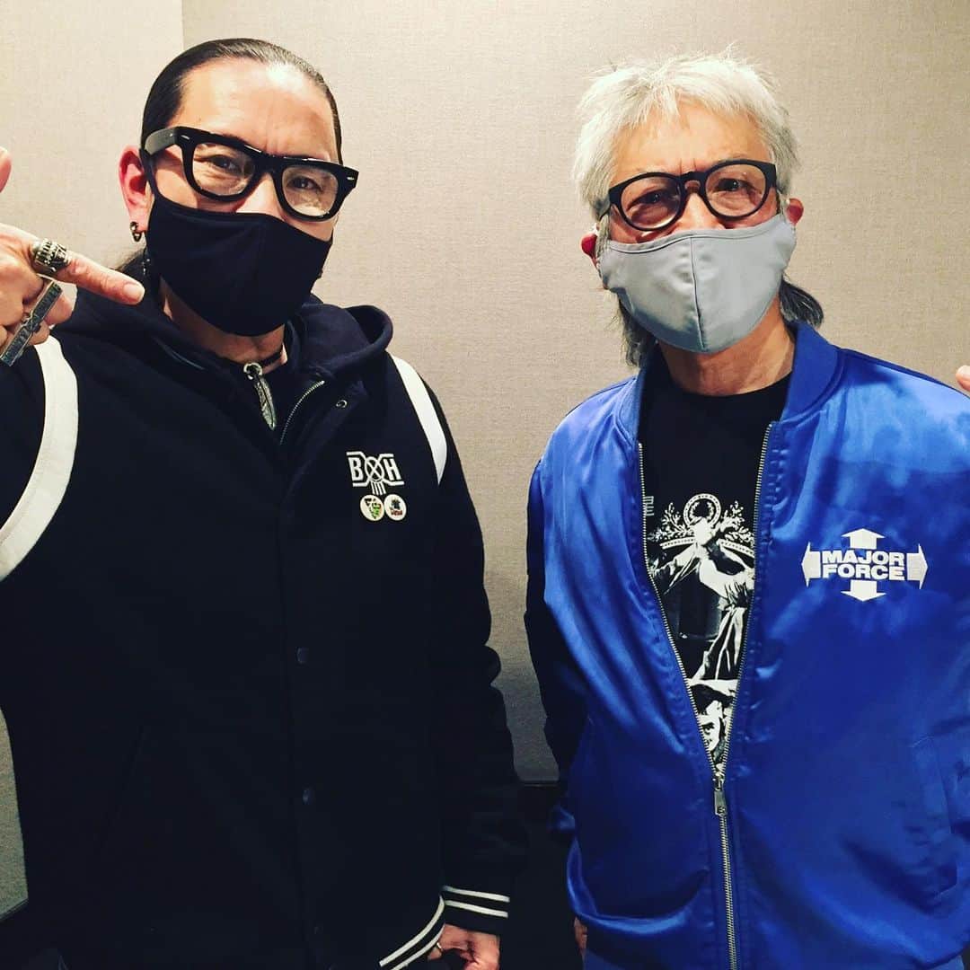高木完のインスタグラム：「#bountyhunter  #hikaru  #maadspin #jwave」