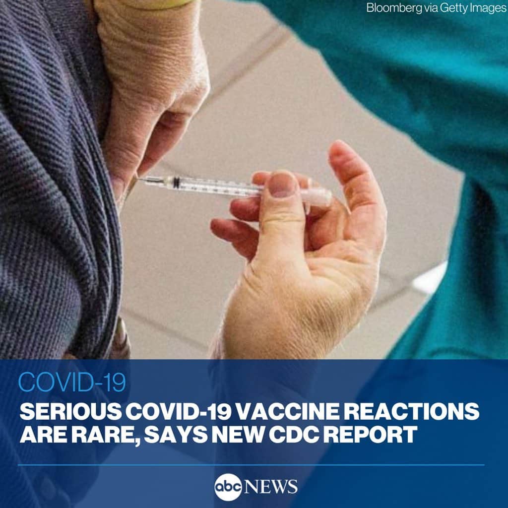 ABC Newsさんのインスタグラム写真 - (ABC NewsInstagram)「A new report from the CDC looks at numbers from VAERS, a government-monitored vaccine safety portal where health care workers in the U.S. are required to report adverse events after vaccinations. READ MORE AT LINK IN BIO.」2月20日 10時41分 - abcnews