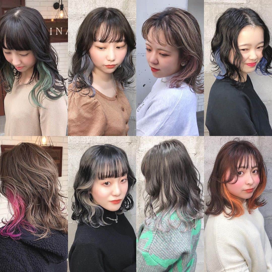 寺石幸弘のインスタグラム：「春がくる インナーカラーが爆発的人気😊  今だからこそ 皆さん気分を変えたいんですね👍  提案する側としても楽しい限り！  100%ブリーチが必須のカラーです ダメージ度合いや地肌の状態に合わせて 施術をするのでじっくり相談してから 行いましょう😊  僕が担当させて頂く場合は カット・全頭カラー・インナーブリーチ・インナーカラー(希望の色味にする作業) トータルで22000円(税別)〜です😊 ※難易度や長さにより料金がプラスになる場合もあります。  基本的にはダメージケアは必須なので、 トリートメント2000円or4000円 どちらかを組み合わせての施術となります🙏  #インナーカラー #デザインカラー」