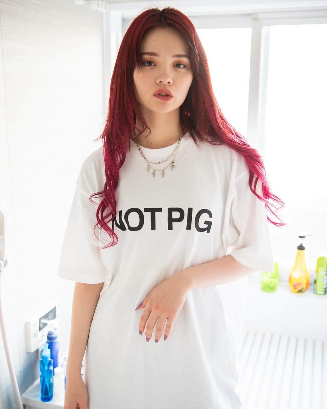 METTYのインスタグラム：「#PIGGS #NOTPIG」