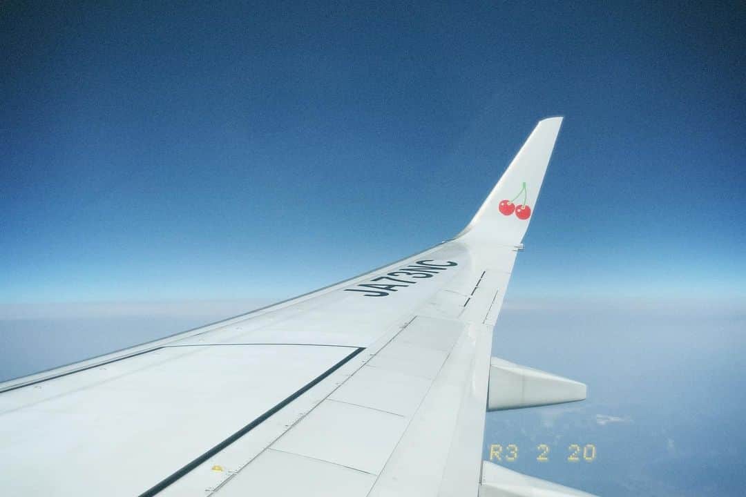 杉原由規奈さんのインスタグラム写真 - (杉原由規奈Instagram)「快適な空の旅でした🍒#fukuoka」2月20日 13時37分 - yukina.sp