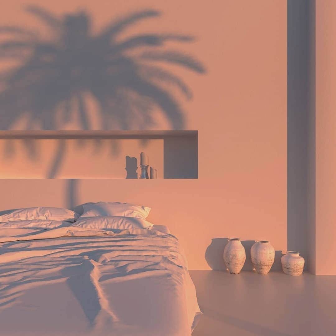 ベンシモンのインスタグラム：「Rêver d'été 🌞 ​📸 @_mue_studio ​#inspiration #summer #mood #palm」