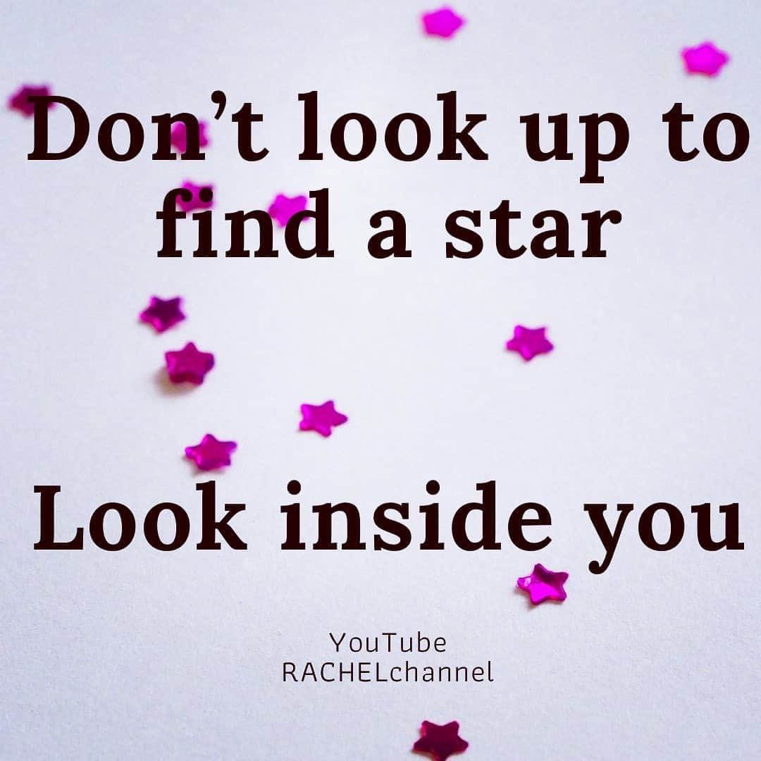 レイチェル・チャンさんのインスタグラム写真 - (レイチェル・チャンInstagram)「Look inside you. It’s all within. You don’t have to go anywhere to find that shiny thing.  #youtube #RACHELchannel #finetuneradio #レイチェルチャンネル」2月20日 15時27分 - rachelchanjpn