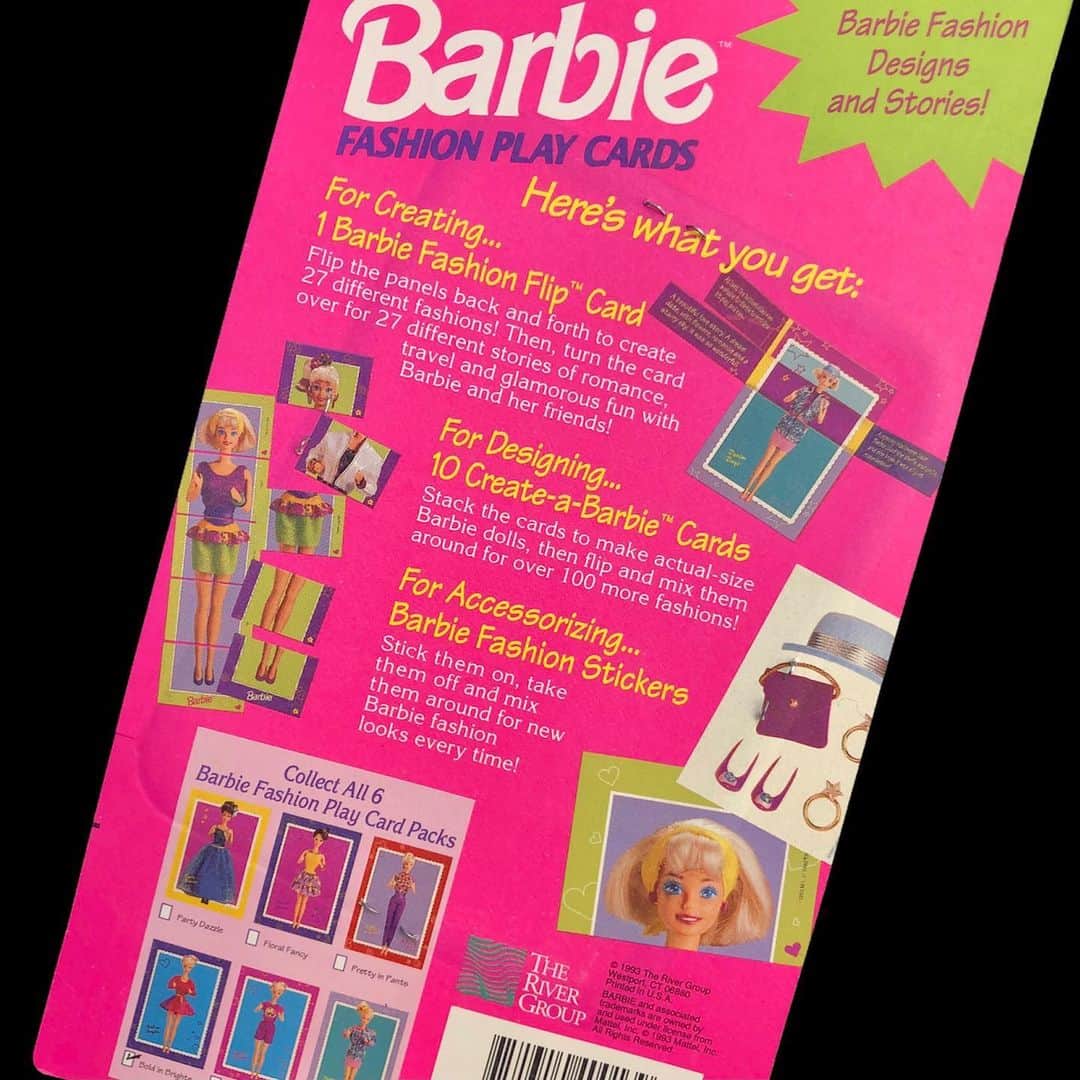 おもちゃやSPIRALさんのインスタグラム写真 - (おもちゃやSPIRALInstagram)「1993 Barbie Fashion Play Cards入荷しました！ 顔と胴体と脚を組み替えて遊べます💕 1つ800円です！！」2月20日 15時28分 - spiral_toy