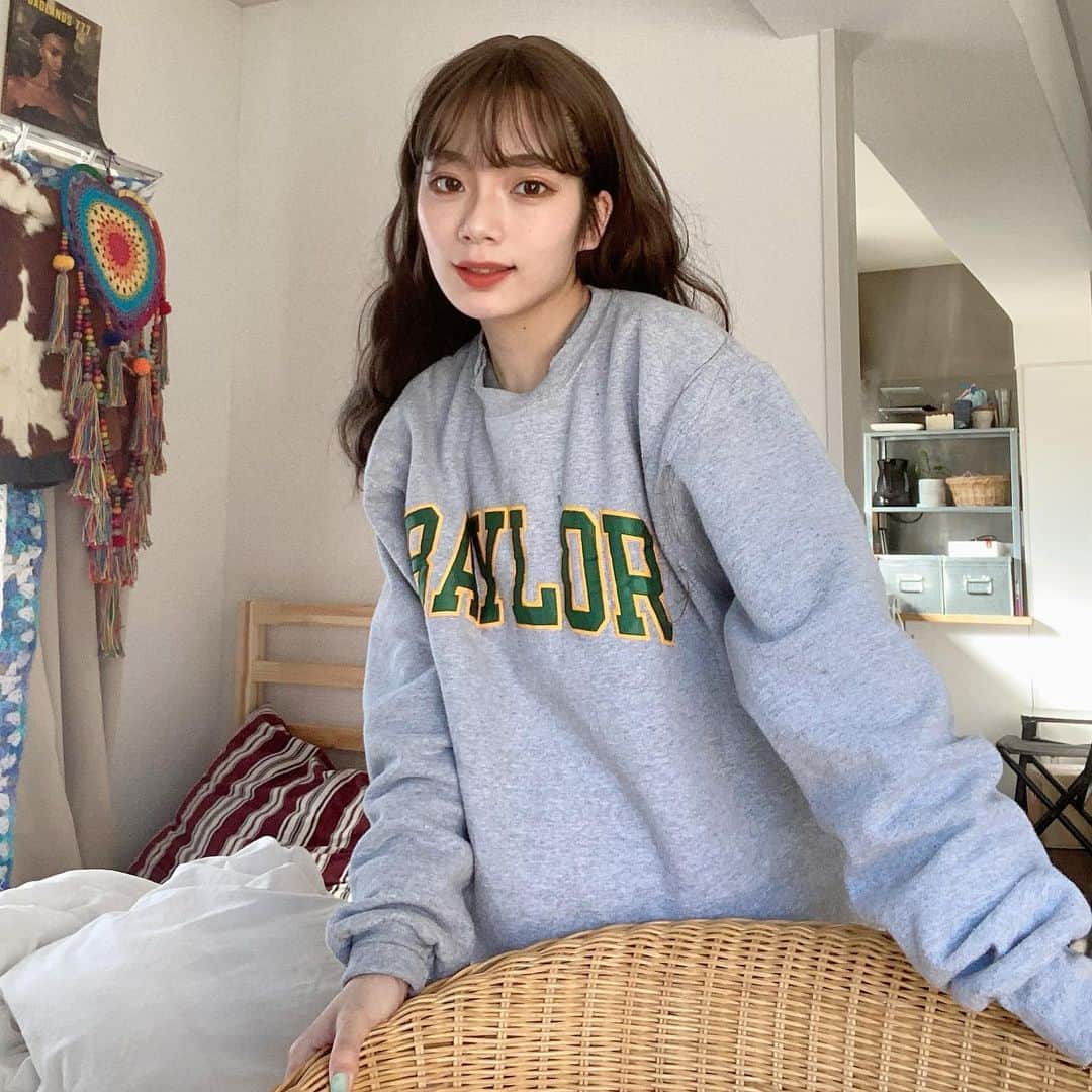 矢部ユウナのインスタグラム：「昨日買ったコスメでｵﾚﾝｼﾞﾒｲｸしてみた😉私のラッキーカラー」