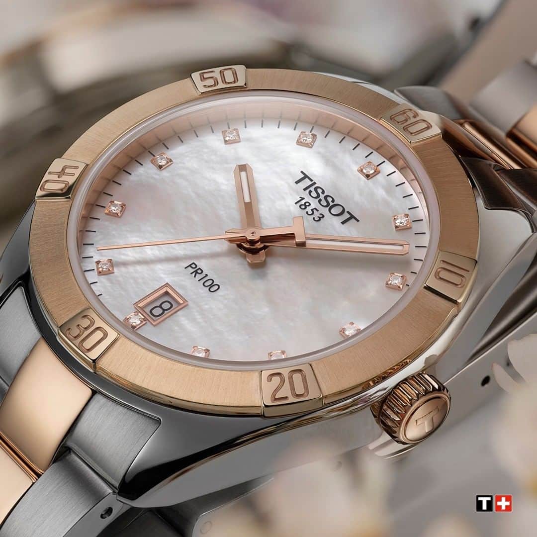 ティソさんのインスタグラム写真 - (ティソInstagram)「The Tissot PR 100 Sport Chic is a watch with a generous case size of 38mm, perfect to make a striking statement. The features of the watches are both robust and beautifully streamlined and make it an easy piece to wear everyday.   #Tissot #ThisIsYourTime #PR100SportChic」2月20日 17時00分 - tissot_official