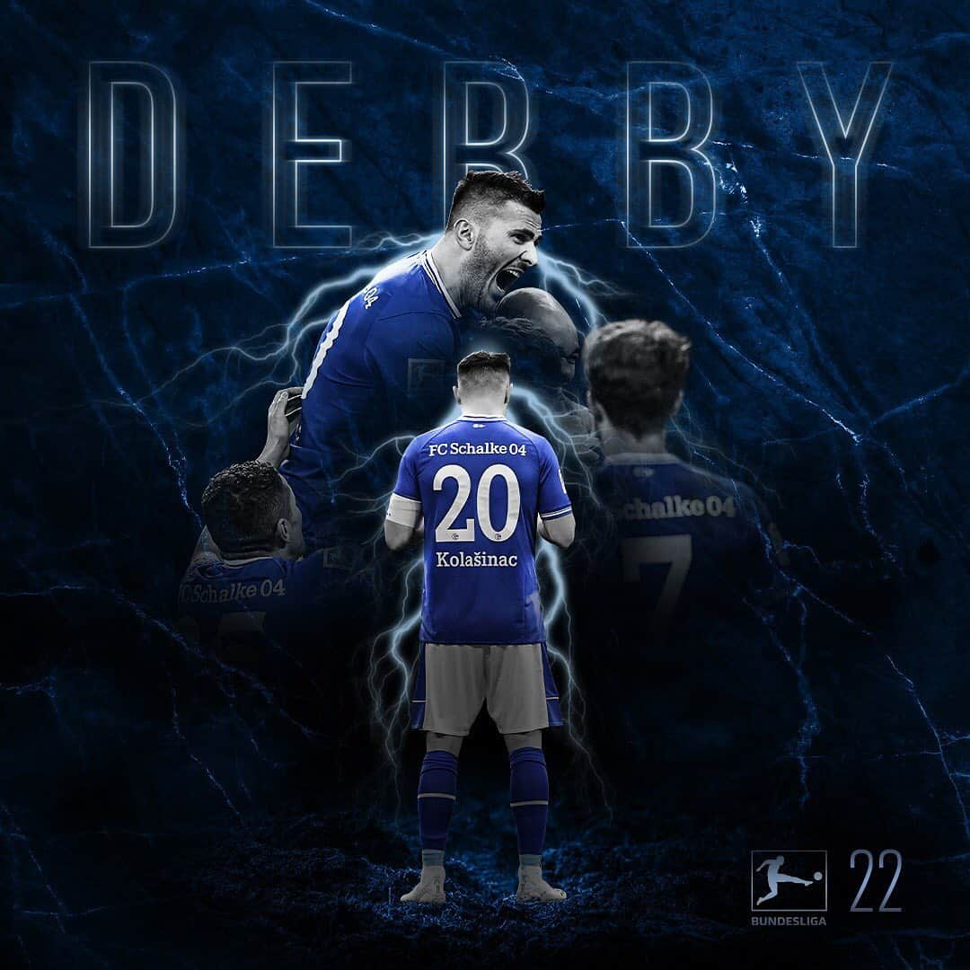 シャルケ04さんのインスタグラム写真 - (シャルケ04Instagram)「🙌🏽 DERBY❗ 🆚 @bvb09  🕡 18.30 CET #⃣ #S04BVB . . #Schalke #S04 #Matchday #Revierderby #Football #Soccer #Bundesliga #Knappen #WirLebenDich #🔵⚪」2月20日 17時14分 - s04