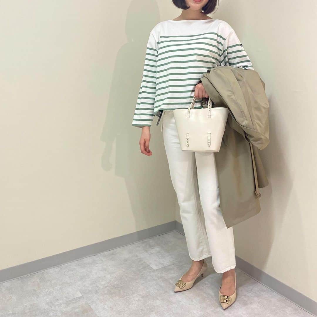 デミルクス ビームス 新宿のインスタグラム：「. green×white🌱 . .  #demiluxebeams  #BEAMS #21ss#sergedebleu #pellico #christianvilla #leminor」