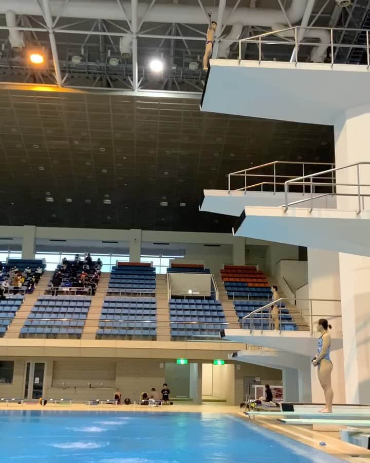 玉井陸斗のインスタグラム：「久々の投稿 　　 明日は1日OFFだー！やたーーーー🤩🤩  #diving#時差投稿」