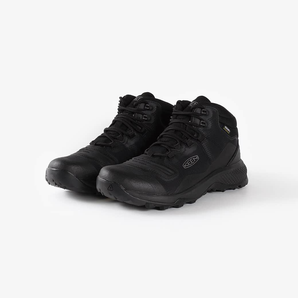 KICKS LAB. [ Tokyo/Japan ]のインスタグラム：「KEEN l "TEMPO FLEX MID WP" Triple Black l "TEMPO FLEX WP" Triple Black l Available in Store and Online Store. #KICKSLAB #キックスラボ」