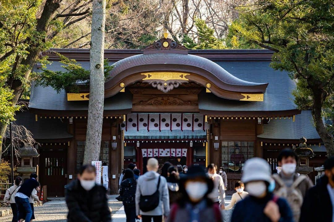 近藤研二さんのインスタグラム写真 - (近藤研二Instagram)「府中駅からすぐ、その大きな神社はありました。モイのお礼参り。今日は東京都府中市にある大國魂神社（おおくにたまじんじゃ）へ。ケヤキ並木の参道や境内の大イチョウがその長い歴史を物語っています。「病気平癒」の二つの御守。この場所でもモイのために手を合わせてくださった方がいたことに思いをはせ、4年越しに返納させていただきました。ありがとうございました。  #モイお礼参り #大國魂神社」2月20日 19時06分 - kenjikond0