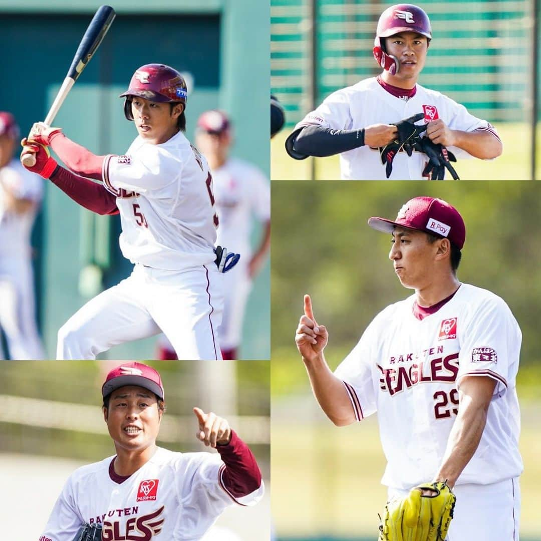 東北楽天ゴールデンイーグルスさんのインスタグラム写真 - (東北楽天ゴールデンイーグルスInstagram)「⚾️ 田中将大選手が日本球界復帰後初の実戦登板‼️‼️ ルーキーの早川選手と高田選手も上々の実戦デビュー✨✨✨ #rakuteneagles #一魂 #日本一の東北へ #田中将大 #小深田大翔  #辰己涼介  #早川隆久 #武藤敦貴  #瀧中瞭太  #渡邊佳明 #高田孝一  #写真もバイバーで」2月20日 19時28分 - rakuten_eagles