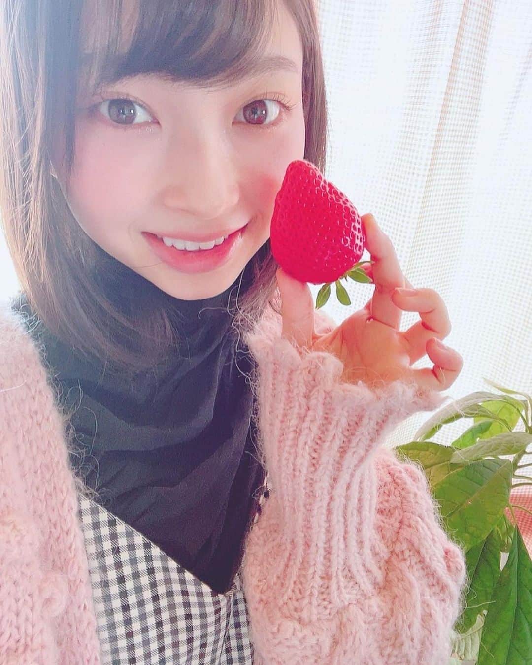 辻野かなみのインスタグラム：「❤︎﻿ ﻿ いちご🍓を祖父の友人から頂きました🥰﻿ ﻿ 大きくて甘くて💓﻿ とっても美味しかった😊﻿ ﻿ チョコ🍫をコーティングして﻿ 冷やして食べても美味しかったです🎶﻿ ﻿ ﻿ ﻿ ﻿ #いちご　#🍓﻿ #チョコをコーティングした写真は、、、﻿ #ブログに載せるね♡😆﻿ #笑わないでね🙄﻿ #instagood #instalike #followme﻿」