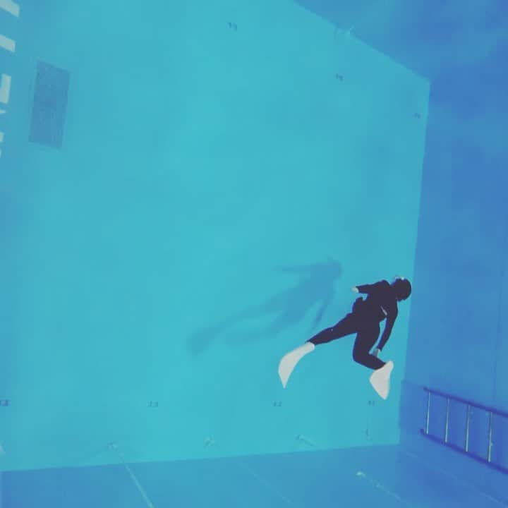 山本真由美のインスタグラム：「. . 🐬💭💙 . .  돌고래가 된 나 。ㅋㅋㅋ  #dolphin #swim #luv  #nature #scubadiving #skindiving  #diving #sea #pool #blue #practice  #snorkeling #dontthink #justfeel  #calm #freedom #japan #tokyo  #smile #likesforlike #inthewater  #zerogravity #いるか」