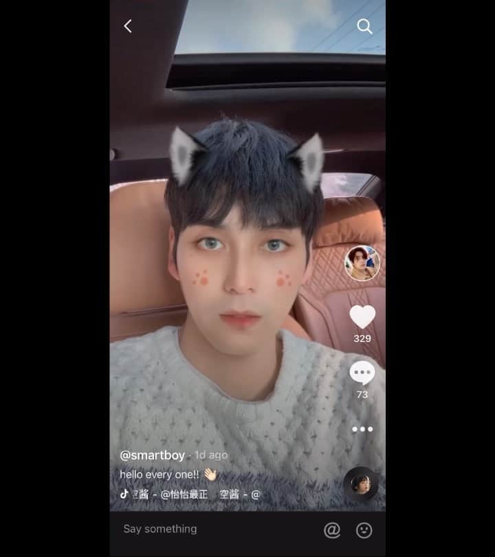 チェ・ソンジュンのインスタグラム：「다봉이 덕에 더우인을 시작하게 되었다. 아직은 적응할 시간이 좀 더 필요한거 같다. 🤣 @leedahey4eva #douyin #抖音」