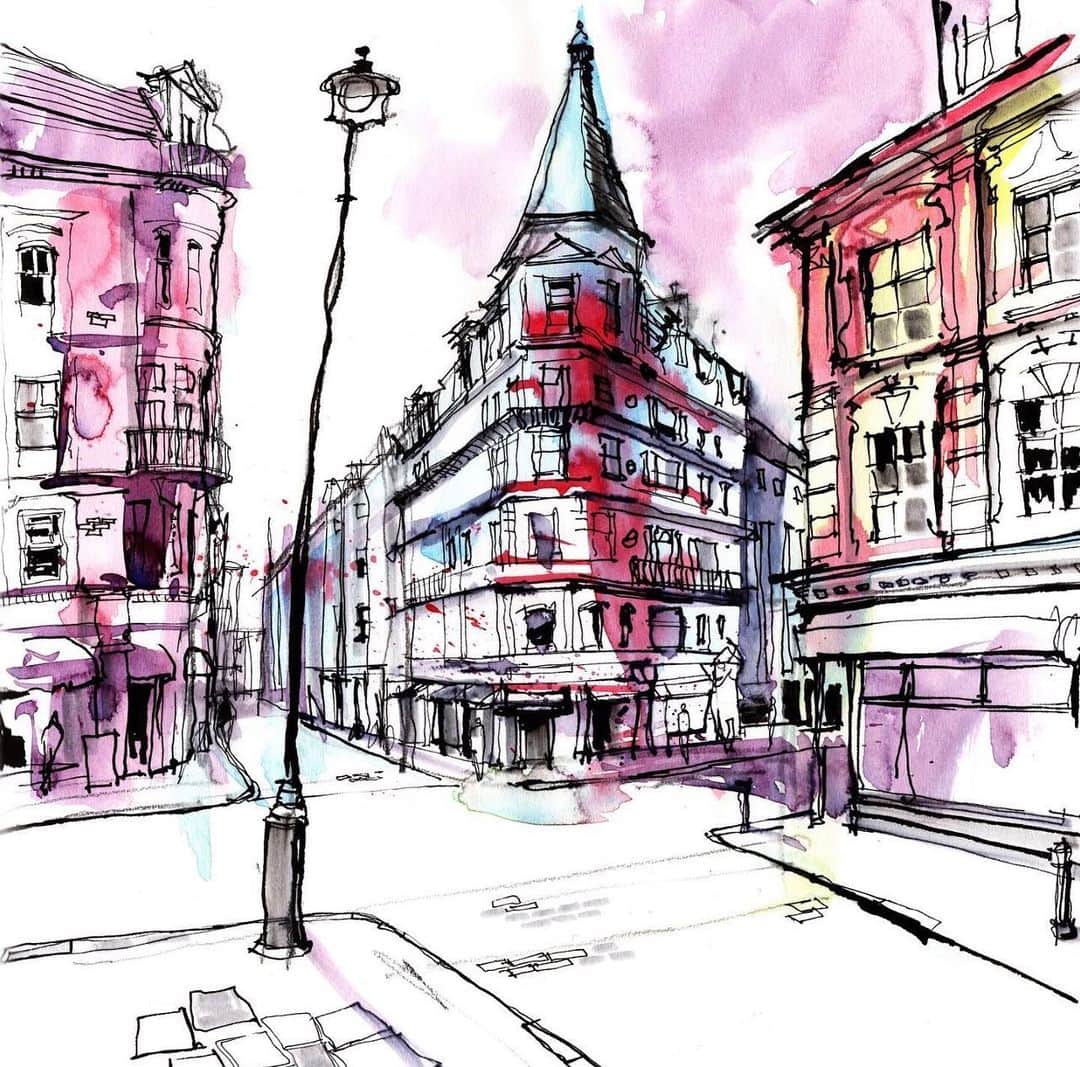 @LONDON | TAG #THISISLONDONさんのインスタグラム写真 - (@LONDON | TAG #THISISLONDONInstagram)「🇬🇧 #ShaftesburyAvenue + #RupertStreet Soho by @JohnAlbanyHoyle in watercolour and ink! 🎨 Stunning! ☺️ Tag someone who needs a little art in their lives! 👇🏼👇🏼  ___________________________________________  #thisislondon #lovelondon #london #londra #londonlife #londres #uk #visitlondon #british #🇬🇧 #londonart」2月20日 20時21分 - london