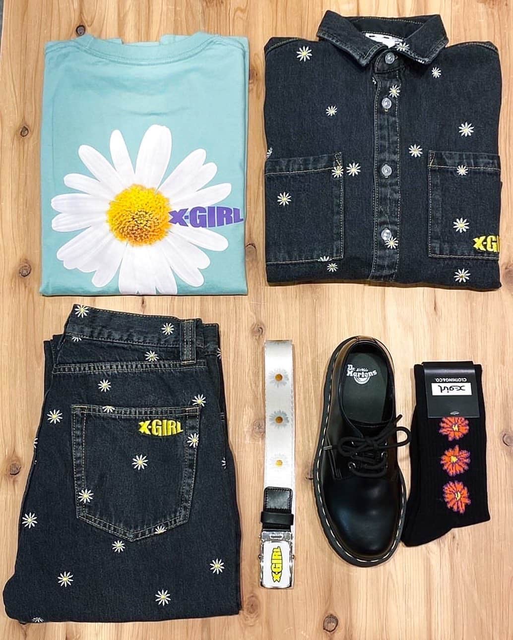 XGIRL_ootdのインスタグラム：「#xgirl_ootd @bloom_403  X-girl KANAZAWA STAFF RECOMMEND ITEMS 🌼DAISY SERIES🌼」