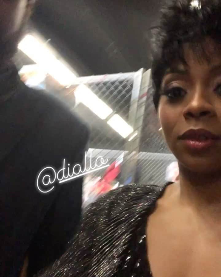 ブレシャ・ウェッブのインスタグラム：「Guess what?! @shermansshowcase is having a marathon on @ifc tomorrow Feb. 21st! I thought I’d share some of my fave BTS from my fav role next to MJB. Thee Julia B. Vance aka Anita Baker will forever be a classic. I had too much fun! Watch the entire 2 seasons of #shermansshowcase tomorrow on Ifc for more lol moments. If you want to see this full performance it’s on my IGTV but if you want I’ll post it again. Happy Saturday 😜💜🙏🏾 Thanks #Stevie for giving me a cool job! lol #Marlon 😉 S/O to the amazing costume, hair, & Makeup for helping me achieve this character fully and making this show so epic!! Xoxo」
