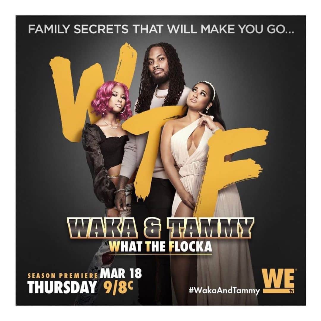 ワカ・フロッカ・フレイムのインスタグラム：「We lettin y’all back in for a 2nd season #WHATtheFLOCKA #season 2 @charliesangelll you think they ready? 😂 @wetv」