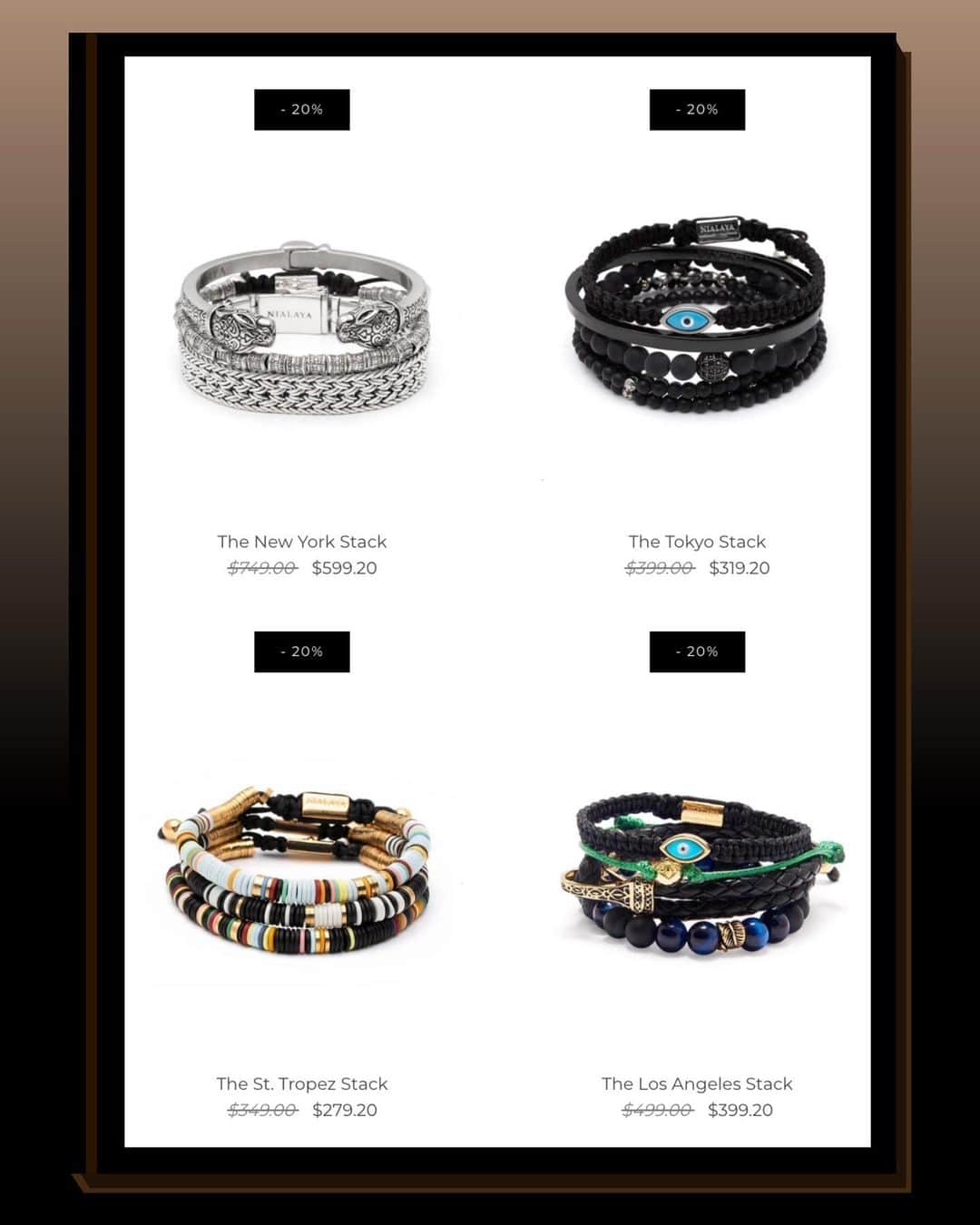 ナイアラヤさんのインスタグラム写真 - (ナイアラヤInstagram)「Last chance to save 20% off everything - swipe to shop or visit nialaya.com⚡️free worldwide shipping & a gift with all orders +$149 🖤 With love / team Nialaya」2月21日 6時40分 - nialayajewelry