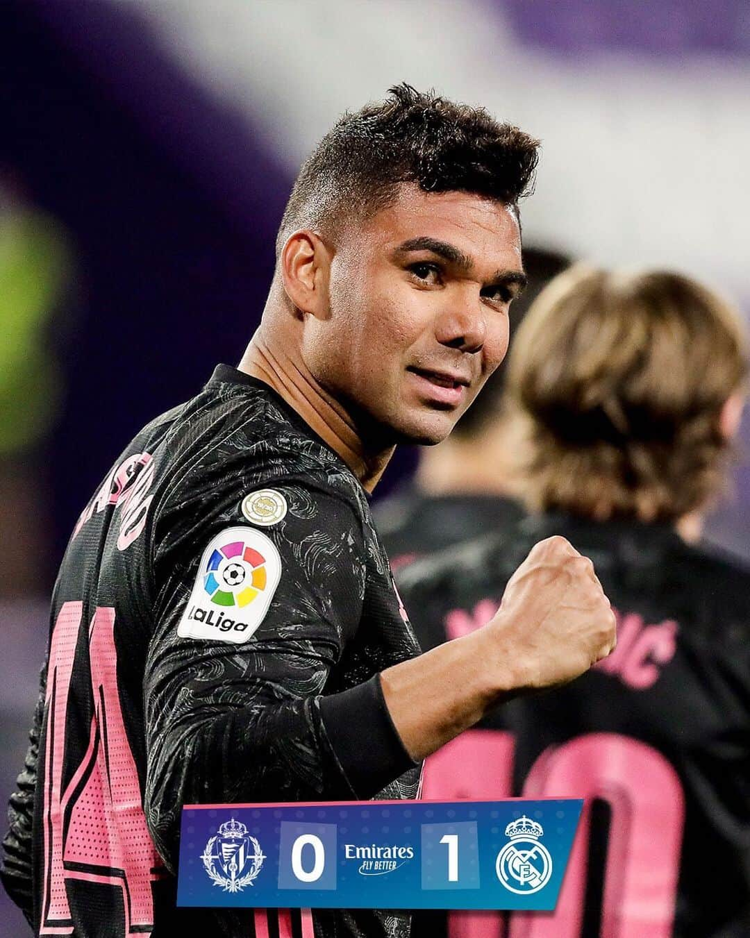 レアル・マドリードさんのインスタグラム写真 - (レアル・マドリードInstagram)「Real Valladolid 0-1 Real Madrid ⚽ 65' @Casemiro  #Emirates | #HalaMadrid」2月21日 6時50分 - realmadrid