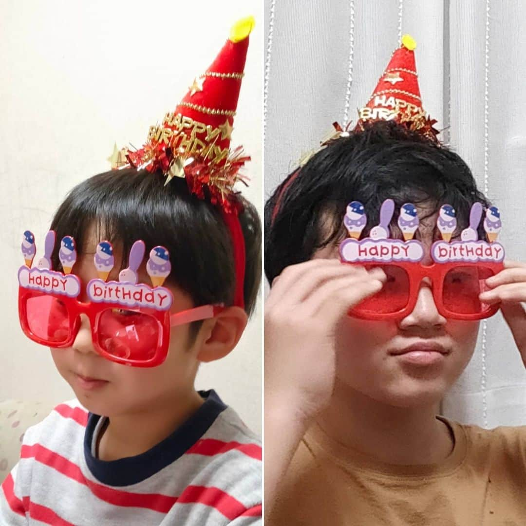 安床エイトのインスタグラム：「Okito's 19th Feb. Akito's 20th Feb.   #birthday #happybirthday #hbd #11yearsold #8yearsold」