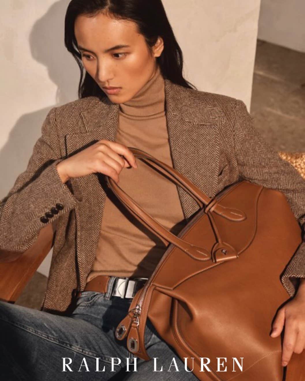 ルピン・ワンのインスタグラム：「@ralphlauren summer spring 21 collection 🤎🧡🖤」
