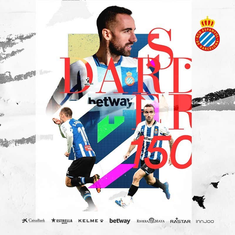 RCDエスパニョールさんのインスタグラム写真 - (RCDエスパニョールInstagram)「⚪️🔵 @sergidarder arriba als 150 partits oficials amb el @rcdespanyol!  Moltes felicitats, Sergi! Per molts més amb la blanc-i-blava! 💙  #RCDE | #EspanyolSabadell」2月21日 0時13分 - rcdespanyol