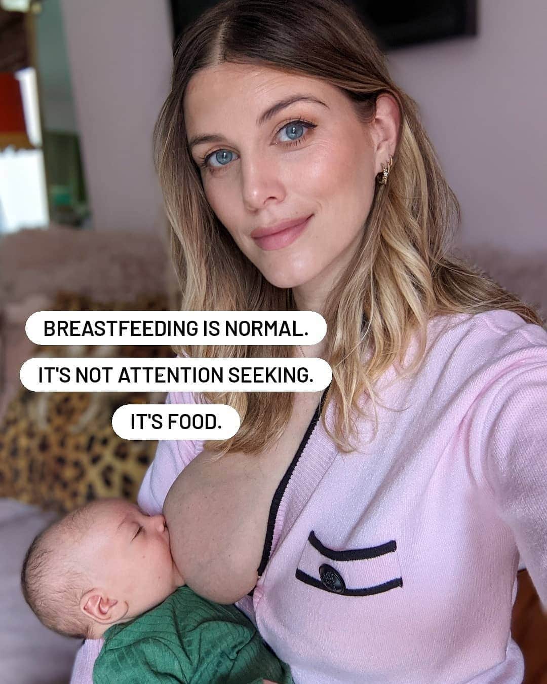 Ashley Jamesさんのインスタグラム写真 - (Ashley JamesInstagram)「Put your hands up if you  see a woman with big boobs and make judgements and assumptions about her?  🙋🏼‍♀️ I've pretty much been topless since giving birth