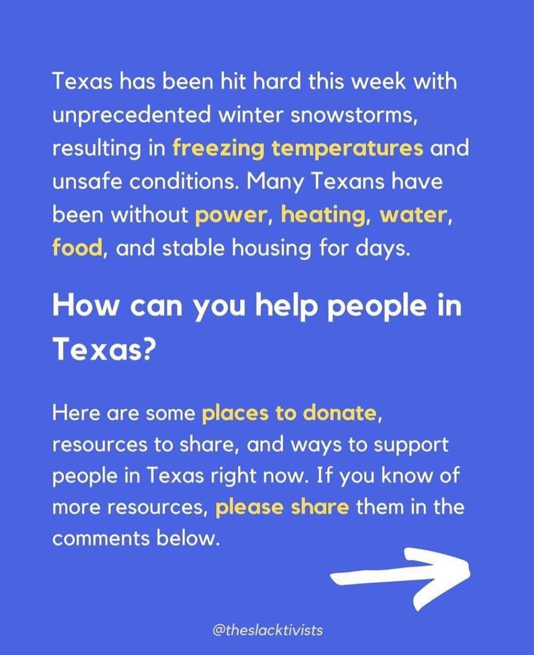 コモンさんのインスタグラム写真 - (コモンInstagram)「Our folks in Texas need our help. Join me and support our brothers and sisters in Texas who are dealing with a lot right now. Together, we can make a difference. Visit @TheSlacktivists for links.」2月21日 0時43分 - common