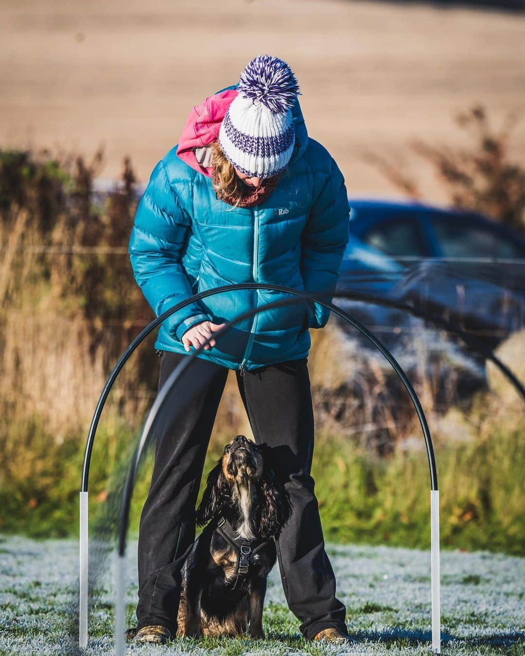 ハンナ・ミレイさんのインスタグラム写真 - (ハンナ・ミレイInstagram)「#loveyourpetday  I struggle to think what life would be like without Poppy.! When Euan and I took Poppy home she just fit right in. During lockdown she was my best teacher in learning how to communicate better, she cant speak but she can tell me what she wanted in subtle ways. I had to make sure I was listening/observing! I cant speak dog so I have to break down the way I communicating with her so she can understand. Body language, sound and keeping things simple. We work best together when we are both enjoying what we do.  When we were at our lowest during lockdown she kept us going, gave us purpose each day. She doesnt care if you’ve had a good day or bad she loves you for who you are.   Pets are amazing and bring us so much joy😊」2月21日 1時01分 - smiley8889