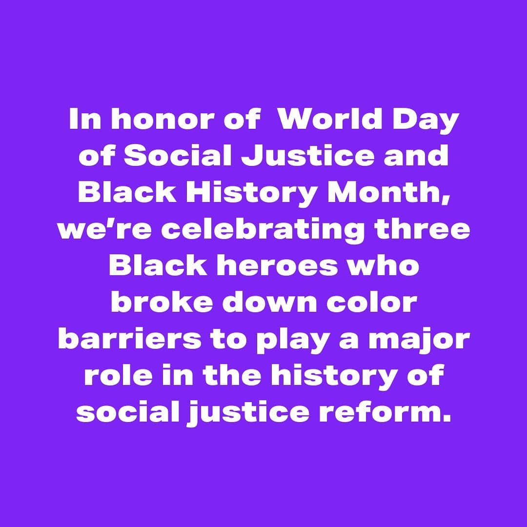 エアロポステールのインスタグラム：「In honor of World Day of Social Justice and Black History Month, we’re celebrating three Black heroes who were at the forefront of social justice reform. As we continue to work towards a better tomorrow, their legacy lives on. Their impact can never be erased. #WorldDayofSocialJustice #BlackHistoryMonth #AeroWorld」