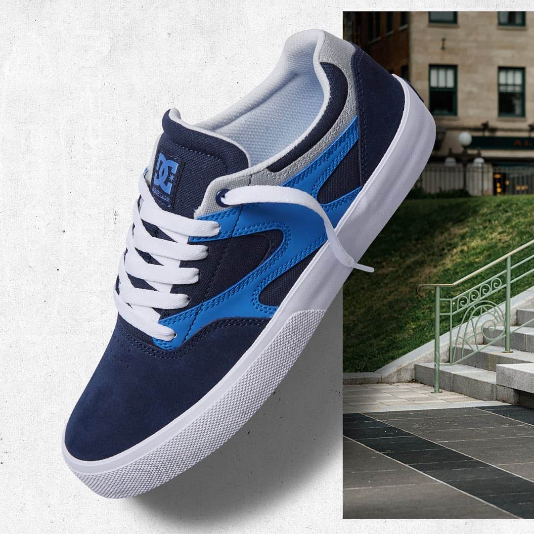 DCシューズのインスタグラム：「The @willmarsh x Kalis Vulc Collection 🔵⚪️  Available now in finer skate shops around the globe, and online at the link in bio.  📷: @ryanlebel」