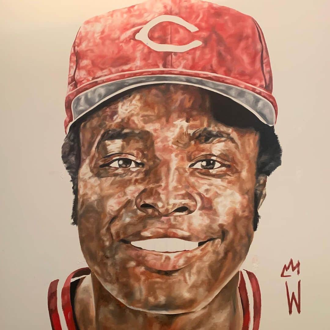 MLBさんのインスタグラム写真 - (MLBInstagram)「An invaluable member of the “Big Red Machine” and voice of Sunday Night Baseball.  Today, we continue our Black History Month artist series with a piece honoring the incredible Joe Morgan. Art by @oldemannwilly #MLBLK」2月21日 1時49分 - mlb