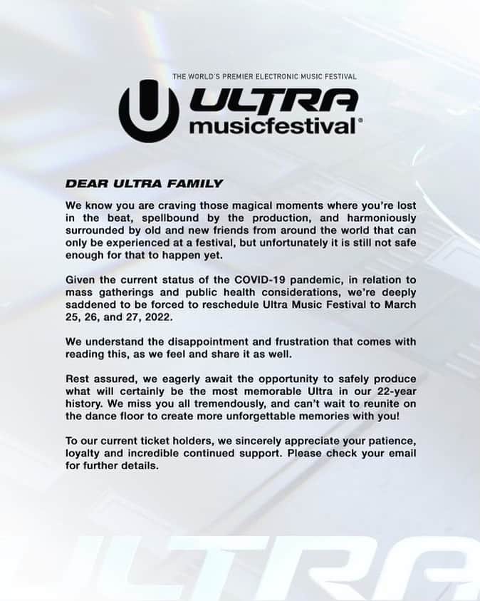 Ultra Music Festivalさんのインスタグラム写真 - (Ultra Music FestivalInstagram)2月21日 2時06分 - ultra
