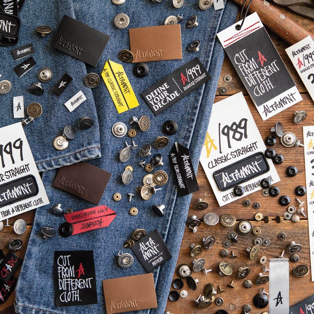 オルタモントのインスタグラム：「The devil is in the details 🪡👹 Grab a pair of our denim pants and see for yourself. #Altamont #CFADC #DefineYourDecade」