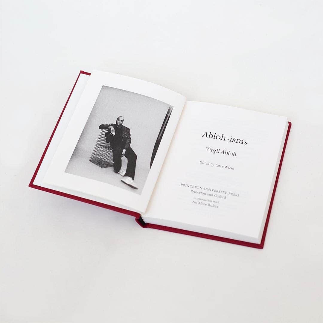HYPEBEASTさんのインスタグラム写真 - (HYPEBEASTInstagram)「#hypeAF: After launching ‘Futura-isms’ with @princetonupress, emerging art-focused organization @nomorerulers has returned with a new book called ‘Abloh-isms.’ The book spotlights a diverse selection of quotes by @virgilabloh who has made a profound mark in the worlds of fashion, art, design, and pop culture.⁠⁠ ⁠Click the link in our bio to learn more.⁠⁠ ⁠Photos: No More Rulers」2月21日 5時24分 - hypebeast