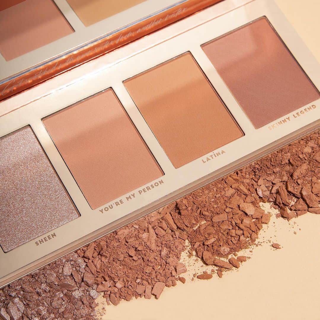 BH Cosmeticsのインスタグラム：「Get snatched and pop those cheeks out with the BFF all-in-one highlight, blush, bronze and contour palette 🍑 Available only for a limited time 👀  #BHxAlondraElsy #bhcosmetics」