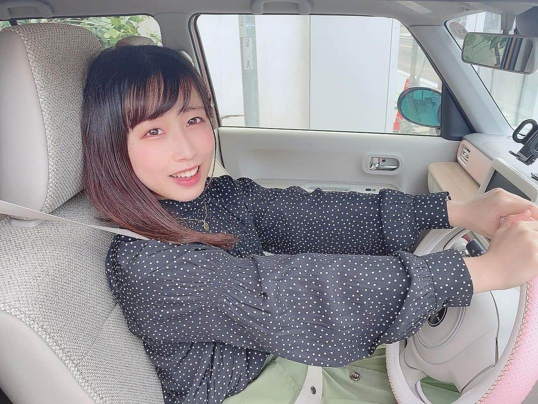 桜愛美のインスタグラム：「お天気日和だね☀ドライブ行く？  #桜愛美 #福岡 #model #運転好き女子」
