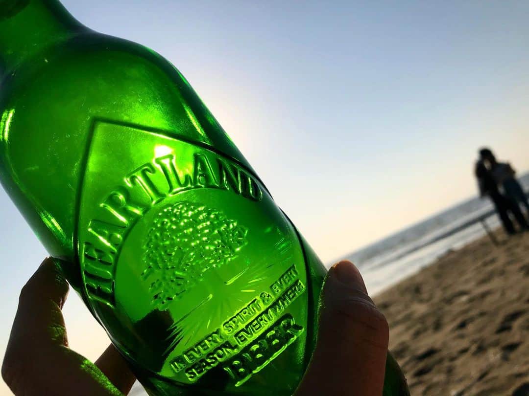 なーみのインスタグラム：「💚 。 。 #海#かぽー#ええのぉ」