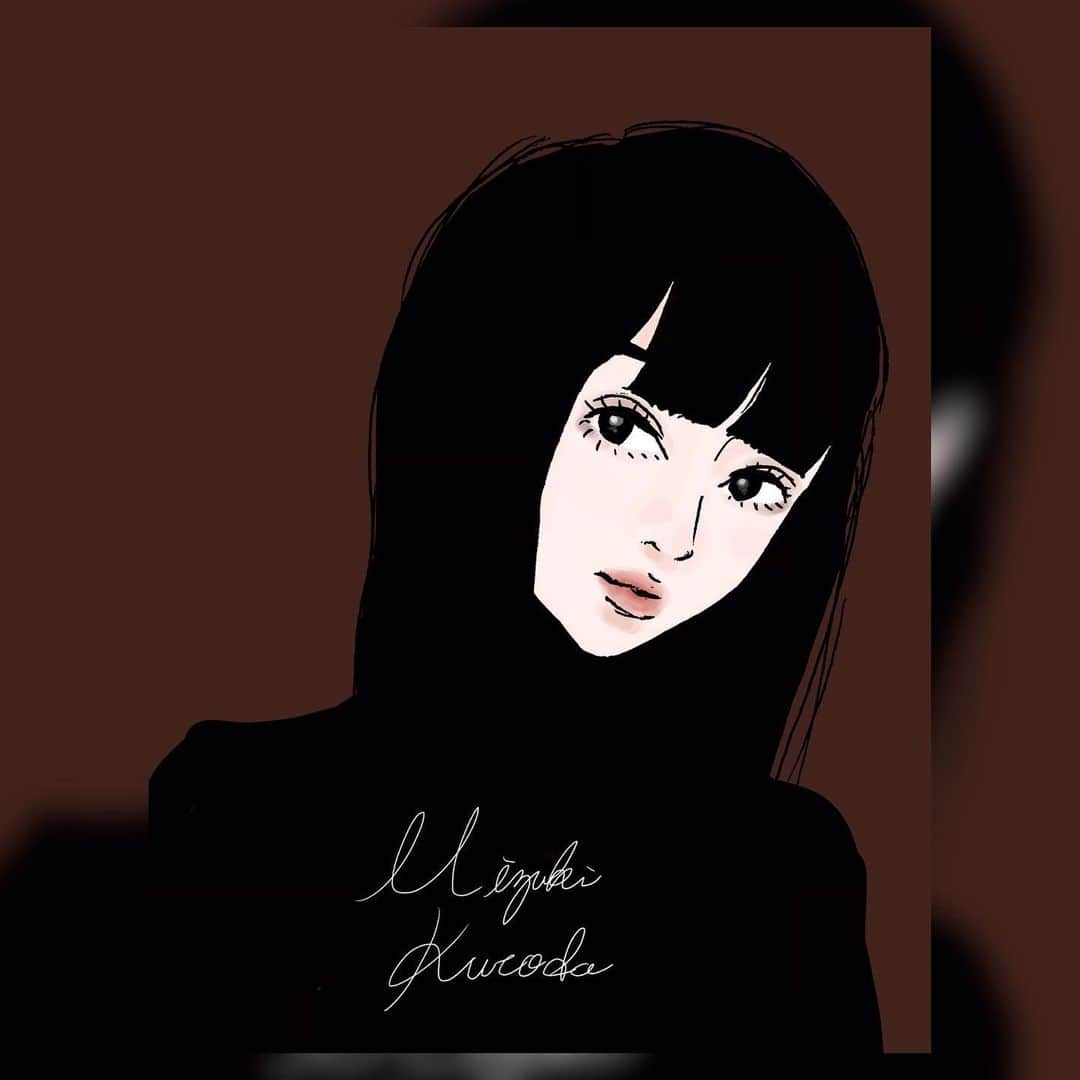 黒田瑞貴のインスタグラム：「ファンの方が描いてくださった❤️ #イラスト　#似顔絵　#instalike #instagood」