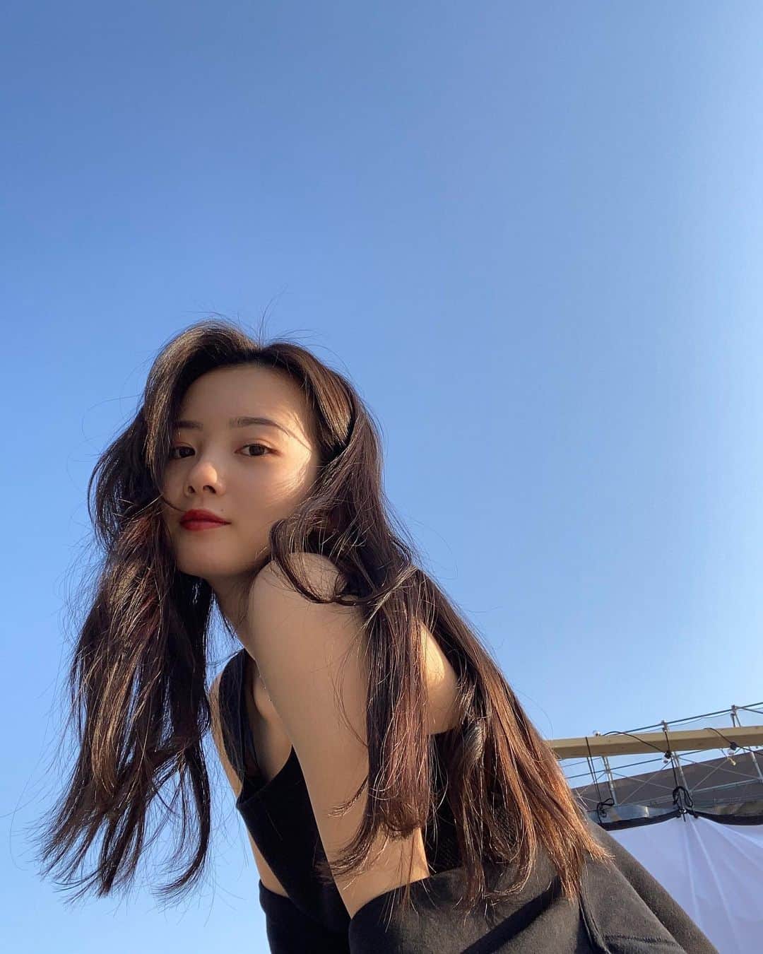 青山舞莉のインスタグラム：「blue 💙   #ミーの毎日」