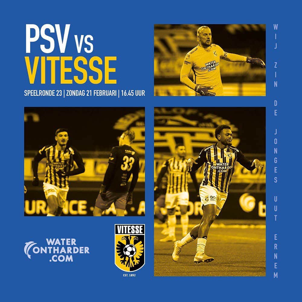 フィテッセさんのインスタグラム写真 - (フィテッセInstagram)「MATCHDAY  It’s time to bounce back 🔥🦅  #Vitesse #psvvit #WijVoorJullieJullieVoorOns」2月21日 16時22分 - mijnvitesse