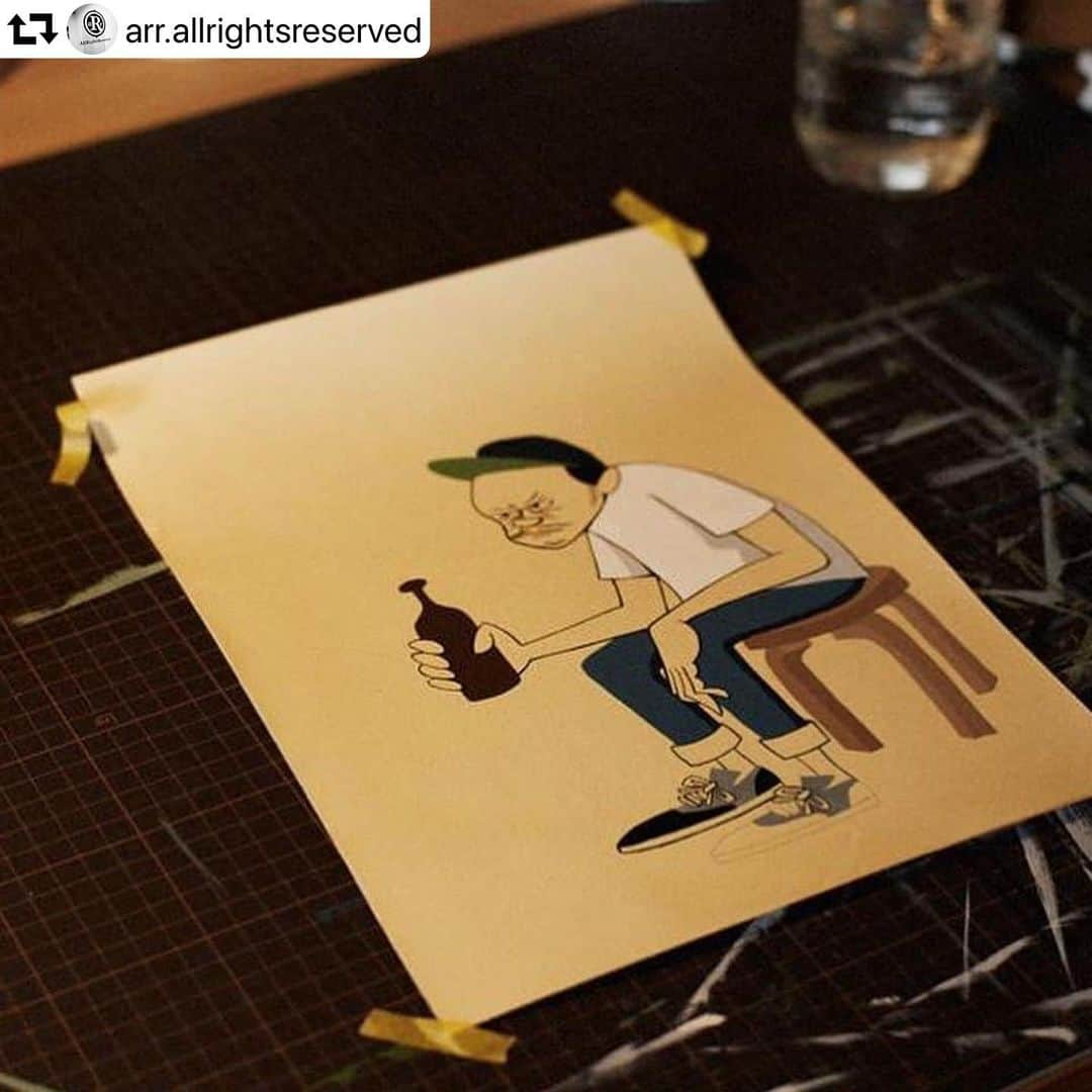 花井祐介さんのインスタグラム写真 - (花井祐介Instagram)「#repost @arr.allrightsreserved ・・・ Down But Not Out by @hanaiyusuke ✍🏻 @arr.allrightsreserved #allrightsreserved #hanaiyusuke」2月21日 16時30分 - hanaiyusuke