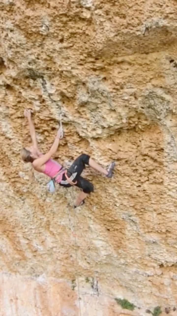 のインスタグラム：「Thinking about climbing... anyone guess which route this is?  Filmed by @ladzinski and @andy_mann for @adidasterrex @redbull」