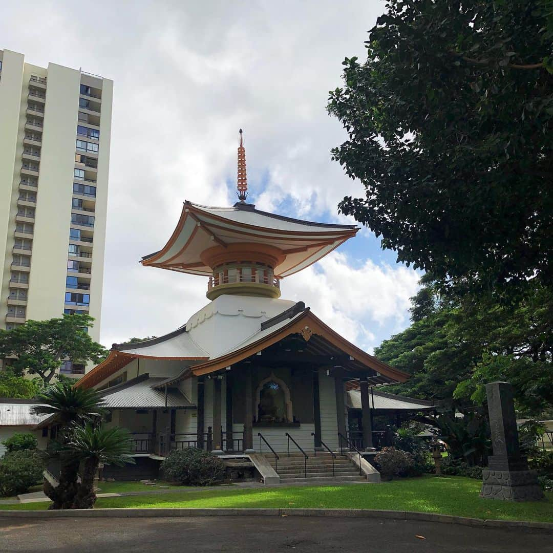 Honolulu Myohoji Missionのインスタグラム：「🤲🏻 [Practice and learning with Dr. Saito]  We had a zoom meditation class with Dr. Saito from Japan.  We think that meditation, particularly Shodai Meditation, is very important in this society.  The cause of stress is often related to your future worries or past regret.  It’s the stress caused by your imagination.  To be able to live in “this moment”, it will lead you to decrease your stresses, and will be able to live happily. Let’s simply start breathing consciously. By doing so, we can live in the present moment.  The detail of the lecture is on our YouTube channel! Link in bio 😊  ————————- 🤲🏻 Dr. Yukari’s Zoom Lounge is here for you!  - Consultations will be available to discuss your challenges and worries faced in daily life involving family, relationships, anxiety, stress, grief & loss.   - The first 2 sessions are free of charge.  Contact us at the address below for any questions or to reserve your 60-minute zoom session.  Email: info@honolulumyohoji.org  - Guided by the hope of St. Nichiren, we continue to work towards a peaceful society.  Honolulu Myohoji Mission collaborates with Psychologist Dr. Yukari Kunisue, a trained and experienced therapeutic life coach, to offer a safe online space: Dr. Yukari’s Zoom Listening Lounge  - Stories are twice a week on our blog, Facebook and Instagram.  📺  Honolulu Myohoji YouTube channel is available now!  On our YouTube channel, you can see - Rev. Yamamura’s talk, - Past events of Honolulu Myohoji, and - Some nice Hawaii weather from Honolulu Myohoji.  ————————- * * * * #ハワイ #ハワイ好きな人と繋がりたい  #ハワイだいすき #ハワイ好き #ハワイに恋して #ハワイ大好き #ハワイ生活 #ハワイ行きたい #ハワイ暮らし #オアフ島 #ホノルル妙法寺 #思い出　#honolulumyohoji #honolulumyohojimission #御朱印女子 #開運 #穴場 #パワースポット #hawaii #hawaiilife #hawaiian #luckywelivehawaii #hawaiiliving #hawaiistyle #hawaiivacation #healing #meditation #transcendence」